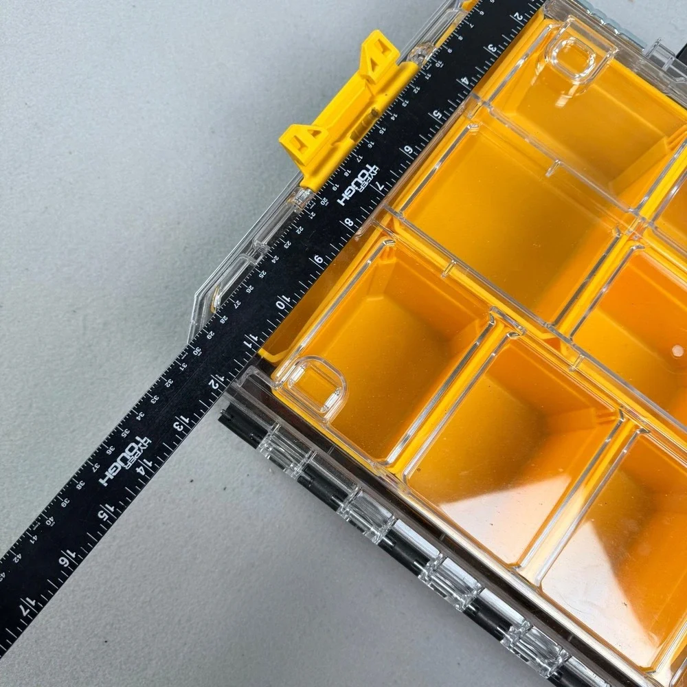 DEWALT TSTAK Clear Lid Organizer 9 Compartment Tool‎ Storage Case DWST17805